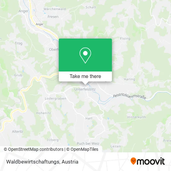 Waldbewirtschaftungs map