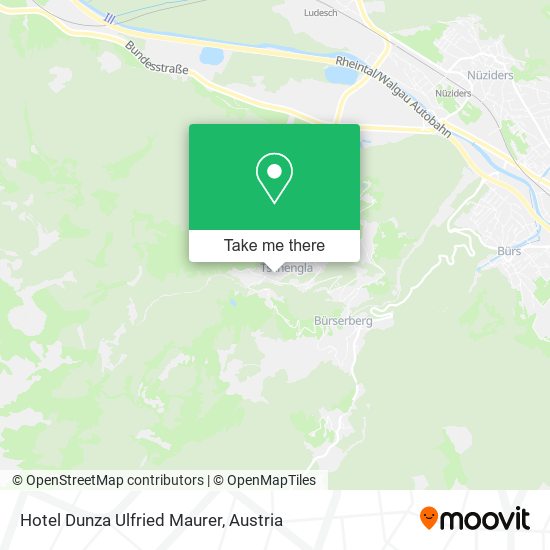 Hotel Dunza Ulfried Maurer map