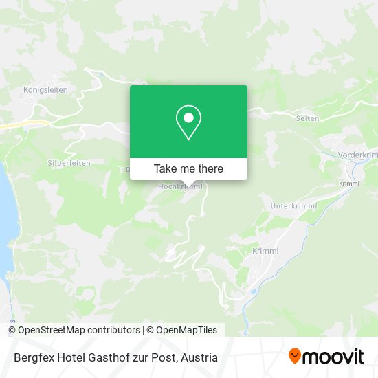 Bergfex Hotel Gasthof zur Post map