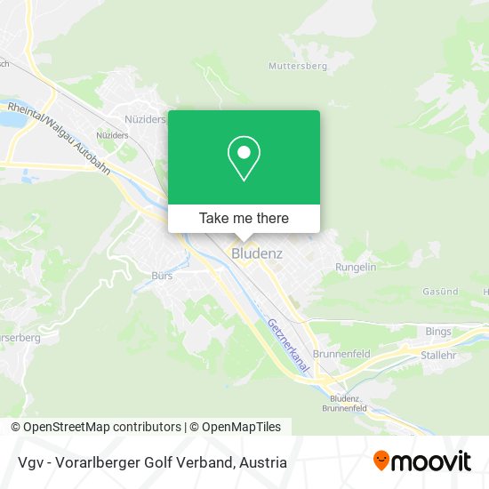 Vgv - Vorarlberger Golf Verband map