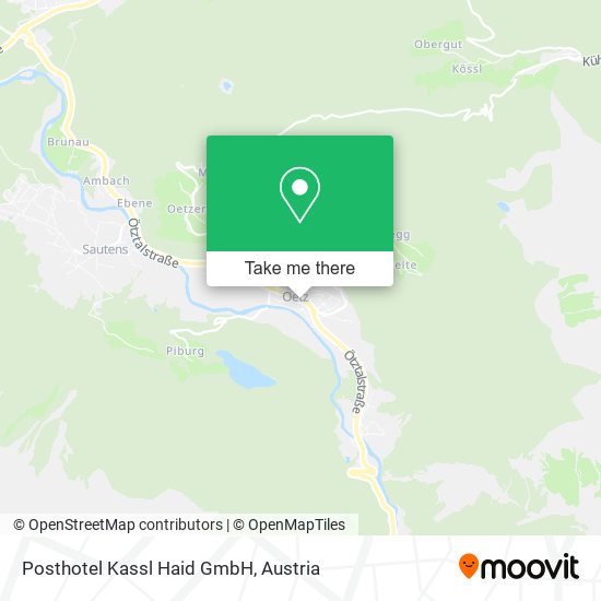 Posthotel Kassl Haid GmbH map