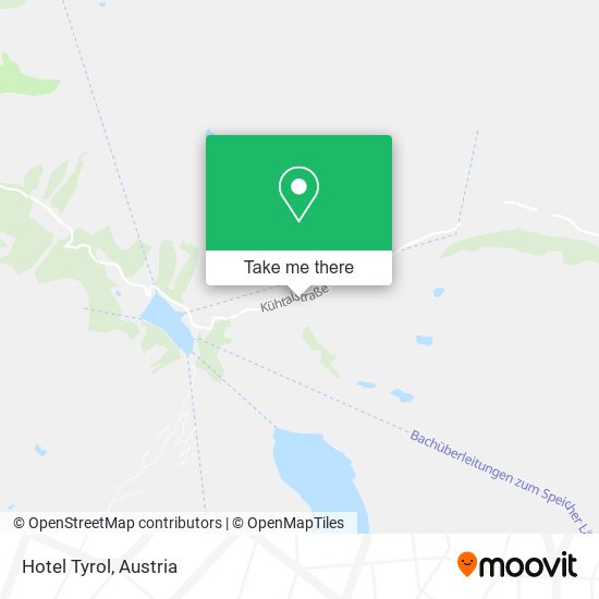 Hotel Tyrol map