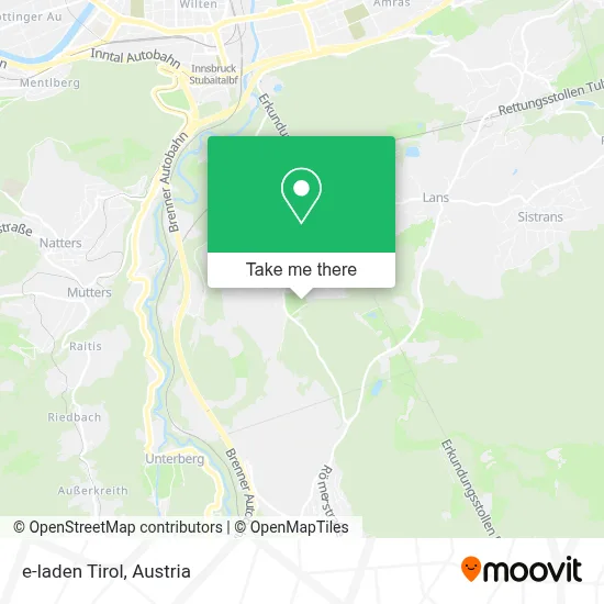 e-laden Tirol map