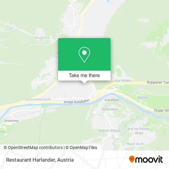 Restaurant Harlander map