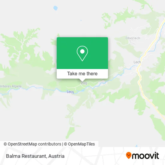 Balma Restaurant map