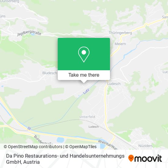 Da Pino Restaurations- und Handelsunternehmungs GmbH map