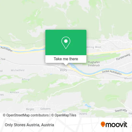 Only Stores Austria map