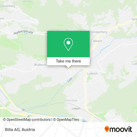 Billa Aktiengesellschaft map