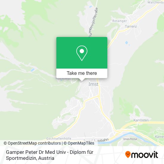Gamper Peter Dr Med Univ - Diplom für Sportmedizin map