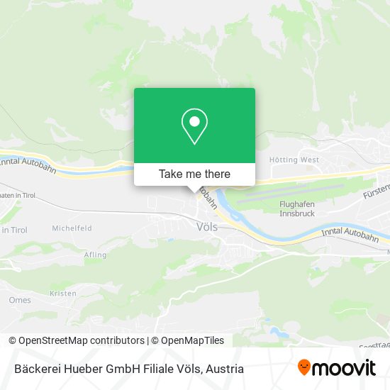 Bäckerei Hueber GmbH Filiale Völs map