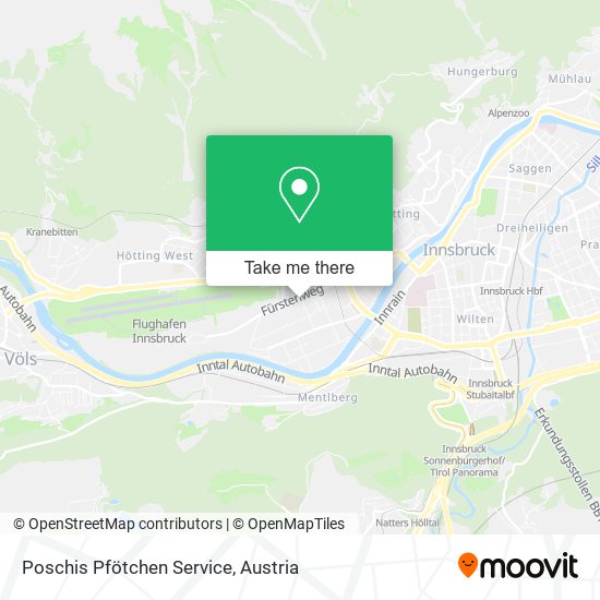 Poschis Pfötchen Service map