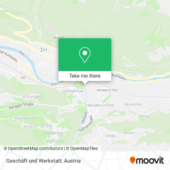 Geschäft und Werkstatt map