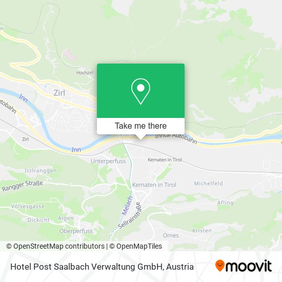Hotel Post Saalbach Verwaltung GmbH map