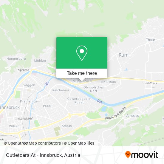 Outletcars.At - Innsbruck map