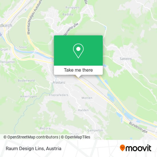 Raum Design Lins map