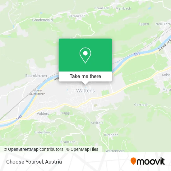 Choose Yoursel map