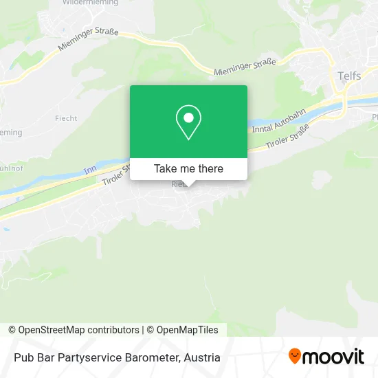 Pub Bar Partyservice Barometer map