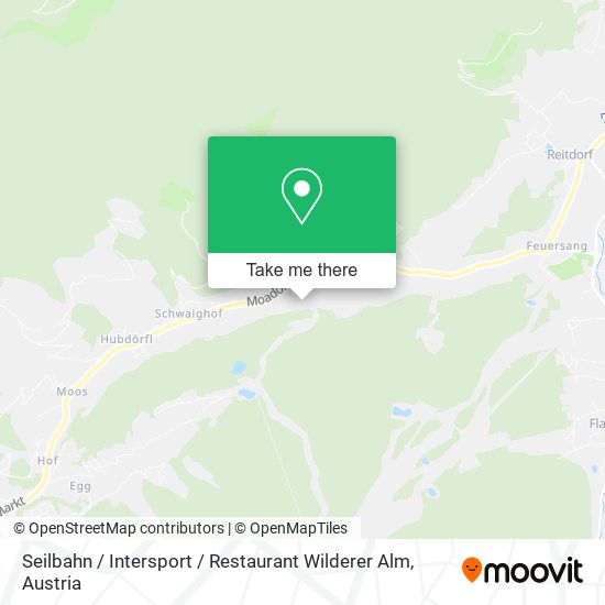 Seilbahn / Intersport / Restaurant Wilderer Alm map