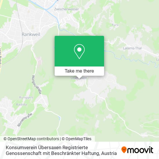 Konsumverein Übersaxen Registrierte Genossenschaft mit Beschränkter Haftung map