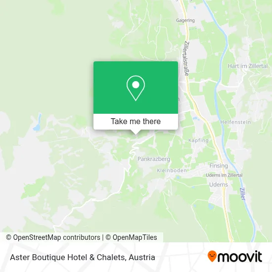 Aster Boutique Hotel & Chalets map