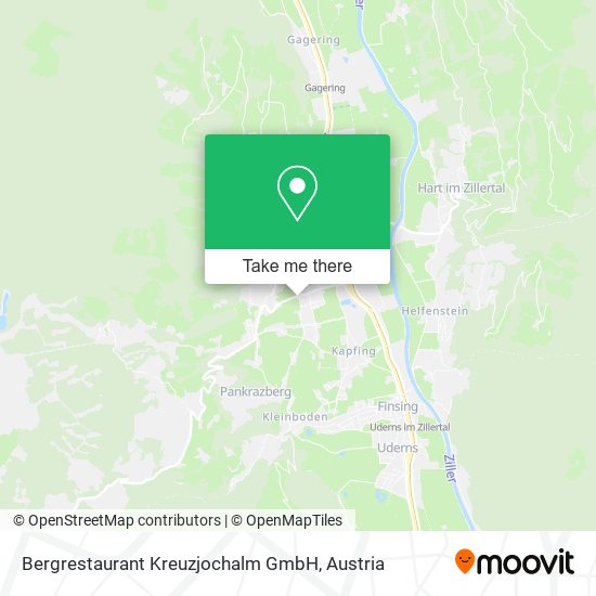 Bergrestaurant Kreuzjochalm GmbH map