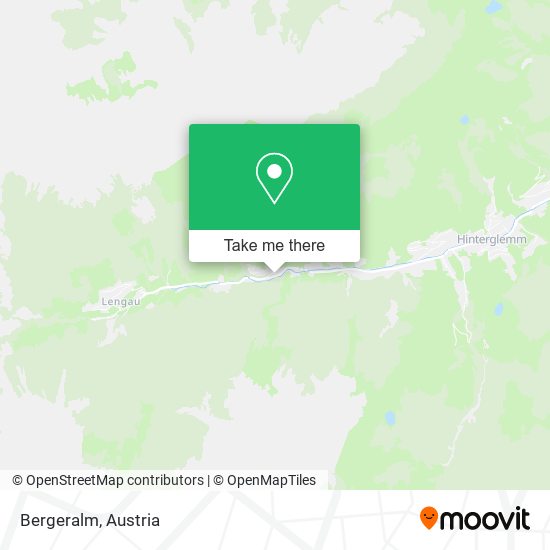 Bergeralm map