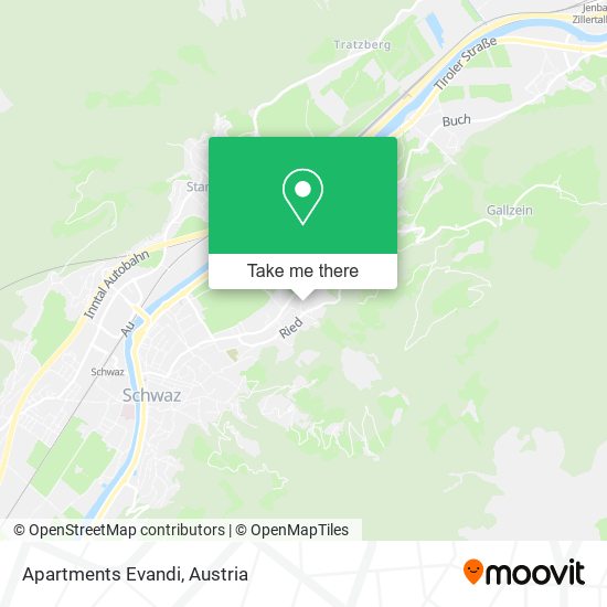 Apartments Evandi map