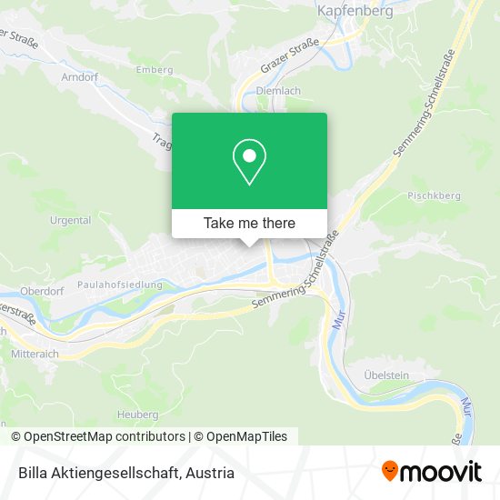 Billa Aktiengesellschaft map