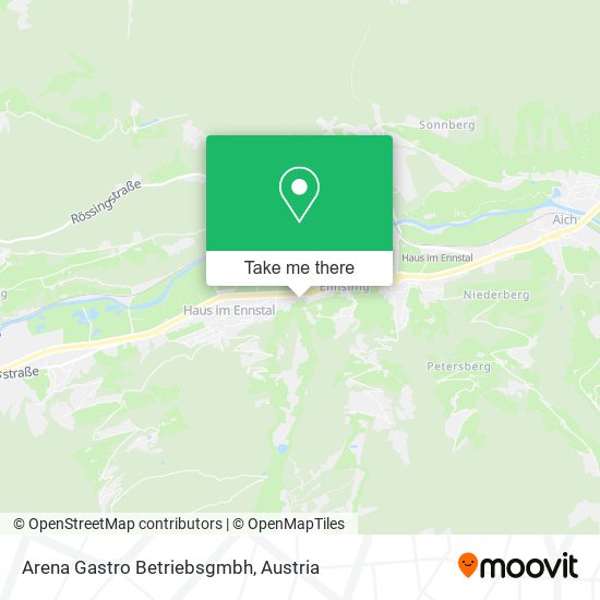 Arena Gastro Betriebsgmbh map