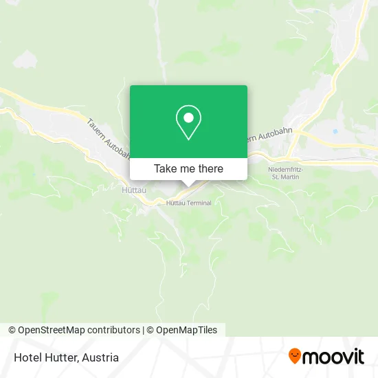 Hotel Hutter map