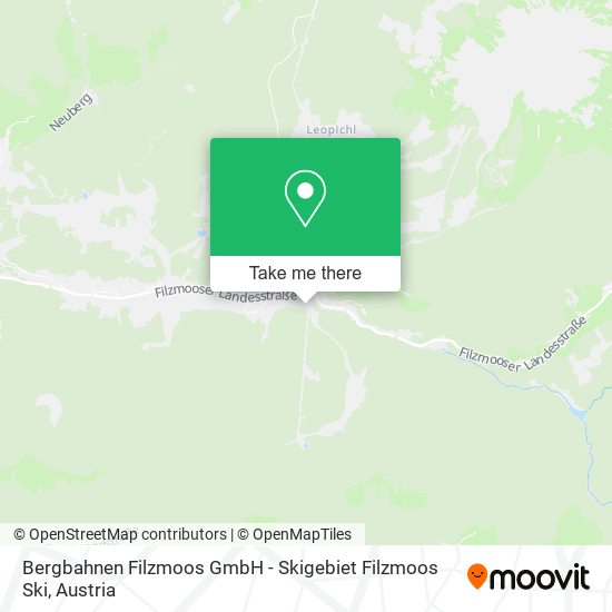 Bergbahnen Filzmoos GmbH - Skigebiet Filzmoos Ski map