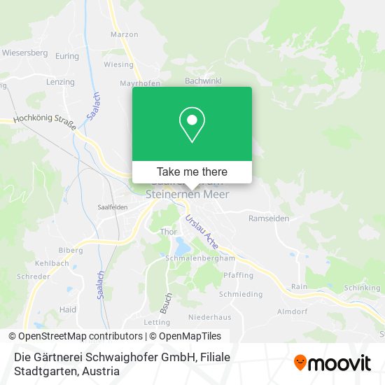 Die Gärtnerei Schwaighofer GmbH, Filiale Stadtgarten map