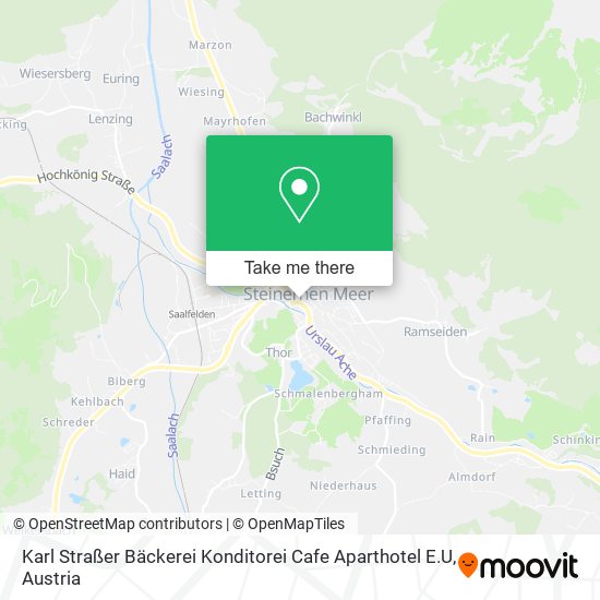 Karl Straßer Bäckerei Konditorei Cafe Aparthotel E.U map