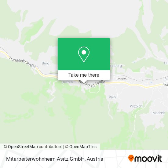 Mitarbeiterwohnheim Asitz GmbH map