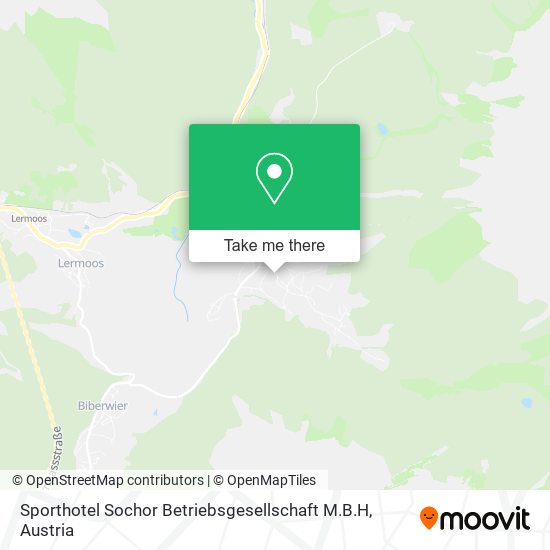 Sporthotel Sochor Betriebsgesellschaft M.B.H map