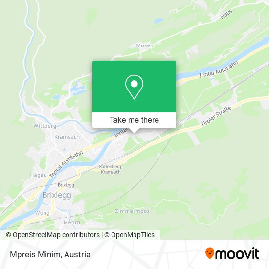 Mpreis Minim map