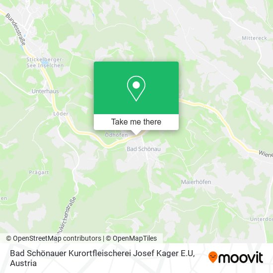 Bad Schönauer Kurortfleischerei Josef Kager E.U map
