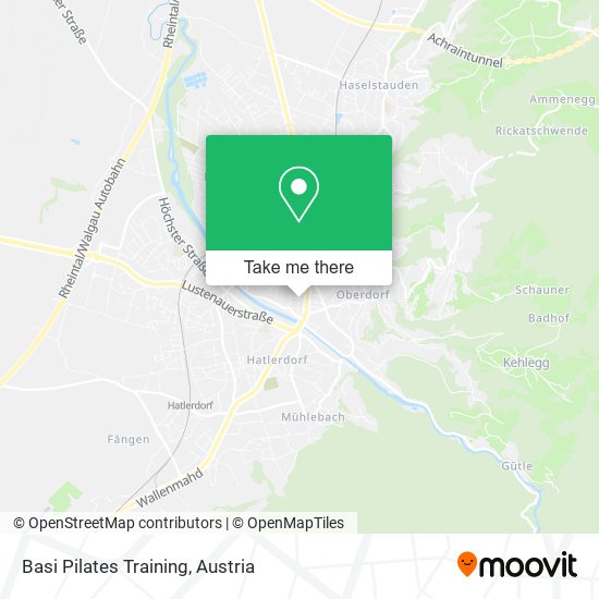 Basi Pilates Training map