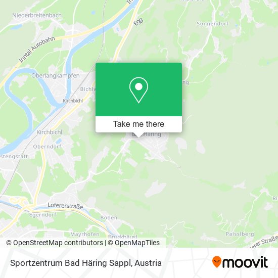 Sportzentrum Bad Häring Sappl map