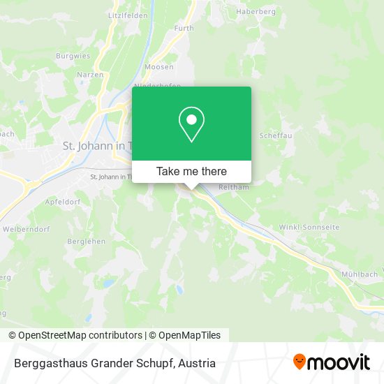 Berggasthaus Grander Schupf map