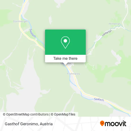 Gasthof Geronimo map