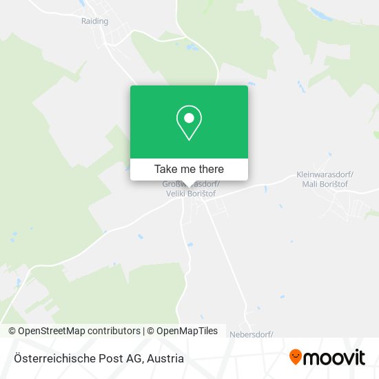 Österreichische Post AG map