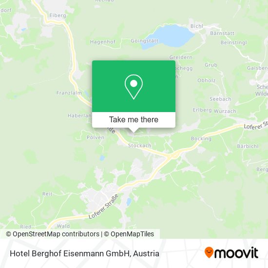 Hotel Berghof Eisenmann GmbH map