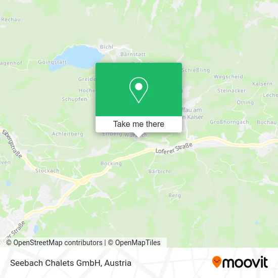 Seebach Chalets GmbH map