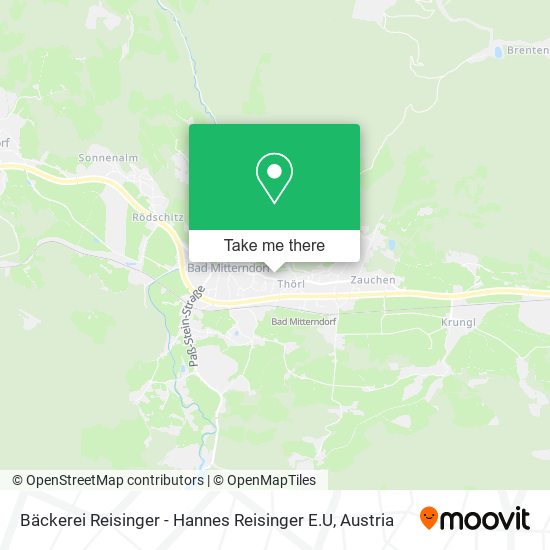 Bäckerei Reisinger - Hannes Reisinger E.U map