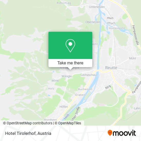 Hotel Tirolerhof map