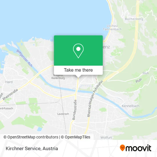 Kirchner Service map