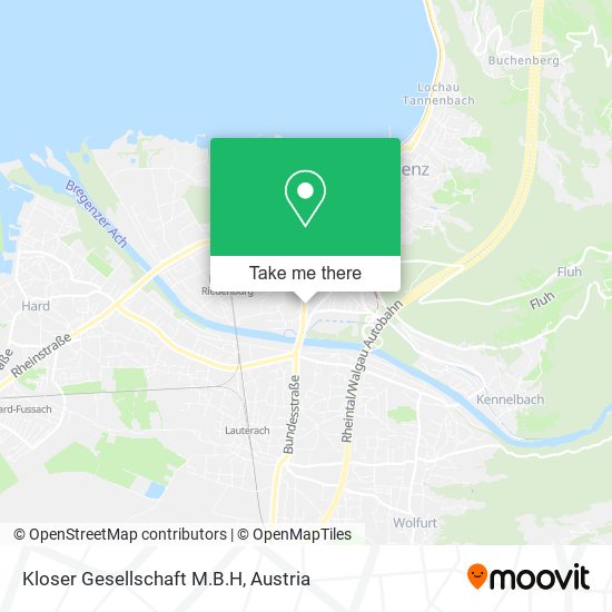 Kloser Gesellschaft M.B.H map