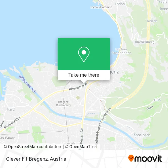Clever Fit Bregenz map