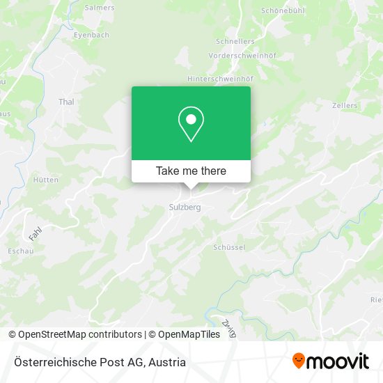 Österreichische Post AG map